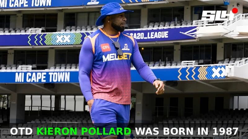 OTD Kieron Pollard was born in 1987