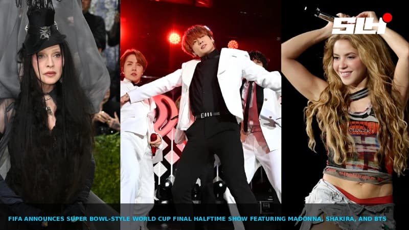 FIFA Announces Super Bowl-Style World Cup Final Halftime Show Featuring Madonna, Shakira, and BTS