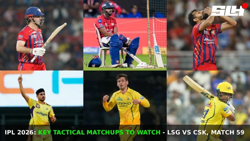 IPL 2026: Key tactical matchups to watch – LSG vs CSK, Match 59