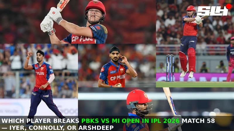 Which Player Breaks PBKS vs MI Open in IPL 2026 Match 58 — Iyer, Connolly, or Arshdeep
